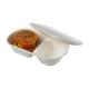 Takeaway Eco Takeaway Boxes , Sugarcane Ovenable Disposable Containers Picninc