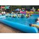 Adult Kid Swimming Inflatable Pool For Inflatable Water Park Games / PVC Pool Float