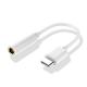 TPE usb converter type c to 3.5mmDC audio aux headphone cable male type c Adapter otg