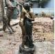 Life Size Bronze As One' Love Statue brass couple Romantic sculpture