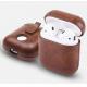 Shockproof Drop Proof Anti-Lost Carabiner Pu Leather Earphone Protective Bag Cover For Apple Airpod Case