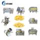 2000kg/h Frozen French Fries Making Machine Small Scale , Banana Chips Making Machine