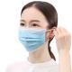 Soft 3 Ply Disposable Face Mask Personal Care / Construction Breathing Masks