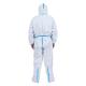 Durable Disposable Coverall Suit , Non Woven Isolation Gown Long Lasting Protection