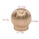 Custom Size Gold Color Zamak Perfume Caps Nut Zinc Alloy Perfume Cover