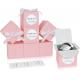 Wedding Party Favor Pink Small Gift Boxes 4x4x4 inches for candle cup and Cupcake