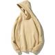 271g Unisex Plain Hoodies Sweatshirt Hip Hop Oversized Regular Sleeve
