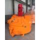 Orange Color Counter Current Mixer Short Mixing Time Steel Material PMC50