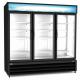 Low Noise Glass Door Display Freezer Stable Excellent Humidity Control