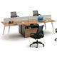 modern 4 seat office workstation furniture