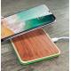 Mobile Phone Wood Qi Charger , Real Wood Aluminium Alloy Base Desk Qi Charger