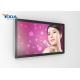 Indoor Wall Mounted Touch Screen Advertising Displays 4 - 6MM Cover Glass