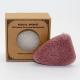 OEM Reusable Triangle Red Facial Sponge Konjac Cleansing Puff