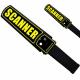 22KHz 415mm Black HandHeld Metal Detector With Vibration Switch