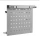 Carbon Steel Metal Pegboard Wall Mount Storage Shelf with Gaming Handle Holder 40cm