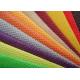 Green Orange Blue Needle Punching Non Woven Fabric Rolls CE ISO9001 Certificated