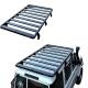 Flat Roof Racks Platform Luggage Gear Bracket Bike Holder for Toyota LC 76 Land Cruiser in Black