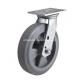 6mm Thickness 8 400kg Plate Swivel TPE Caster 7018-56 for Industrial Equipment at Edl