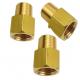 1/4'' NPT Male X 1/4'' NPT Female Brass Pipe Fitting Adapter Brass Safety Relief Valve