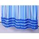 Colorful Ruffle Bathroom Shower Curtains Waterproof Thickening 100% Polyester