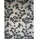 Black Delicate Corded 3D Floral Lace Fabric Embroidered Bridal Fabric