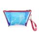 Iridescent TPU Makeup Pouch Bag Clear Toiletry Pouch Hologram Clutch Bag