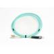 Multimode Duplex Optical Fiber Patch Cord Lc St 60dB Return Loss For CATV Systems