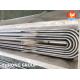 ASTM A268 TP444 Stainless Steel Seamless U Bend Tube For Heat Exchanger