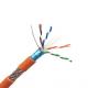 Aluminum Braid Sftp Cat6 Network Ethernet Lan Cable Bare Copper Conductor