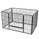 Iron Metal Dog Cage 3.8X14 Cm Mesh Opening Rust Proof Robust Structure