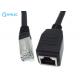 Cat5e Rj45 Male To Female Panel Mount Network Ethernet Extension Cable