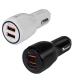 Quick QC3.0  Car Charger Wireless 2 USB Ports  PC ABS Material 78*32*32mm