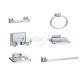 ISO Bathroom Hardware Accessories , 6 Pcs Polished Chrome Bath Hardware Set