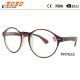 2018 new style round reading glasses ,made of PC frame ,suitable for women