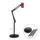 Flat Round Base Long Arm Tripod Stand Mobile Holder