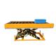 1 Ton  2 Tonne  Rubber Roller Top Hydraulic Scissor Lift Table Trolley Wood Transport