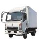 SINOTRUK HOWO  8Ton 120HP Light Van/Cargo / Lorry Truck  With Goods Delivery Box For Transport Food Fruit Vegetable Meat