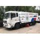 12 Cubic Meter Street Cleaner Truck , Combined Road Washing Truck With Vacuum Sweeping / Water Cleaning
