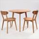 150kg Scandinavian Style Solid Wood Dining Chairs For Restaurant Or Cafe