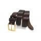 Fashionable Metal Buckle Genuine Leather Casual Belts Custom Sizes