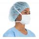 Hospital use PP Non Woven Disposable Flat Surgical Face Mask With Tie