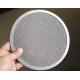 Woven Wire Mesh Filter Disc SS Materials High Strain Ability Long Lifespan