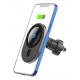 Oval Silicone 9V1.1A 15W Magnetic Wireless Car Charger FOD