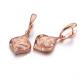 New Designs 18K Rose Gold Daimonds Dangle Women Earrings (GDE025)