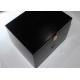 Woman Solid Wood Jewelry Box , Black Color Handcrafted Wood Decorative Boxes