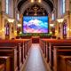 Concise Church Rental LED Screens 2mm Pixel Pitch With Low Maintenance