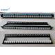 19'' STP/FTP Shield RJ45 24ports 1U Cat 5e, cat6,cat6A Blank Patch Panel