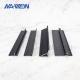 Black Ceramic Bullnose Metal Tile Edging Angle Corner Trim