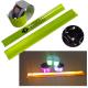 Pvc High Visibility Reflective Armband Running Jogger Walker Yellow Reflecting Bracelet Snap