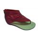 Custom / OEM / ODM New Designs Quality Fashion Size 24-41 Red PU Ladies Flat Thong Sandals